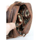 Menší pánská taška Lozano z pevné kůže s popruhem přes rameno