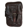 Malá pánská taška Green Valley z prané olejované měkké kůže s poutkem za pas a popruhem přes rameno