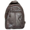 Kožený baťůžek Green Valley na nošení přes rameno z měkké kůže s látkovou podšívkou