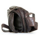 Kožený baťůžek Green Valley na nošení přes rameno z měkké kůže s látkovou podšívkou ROZBALENÝ