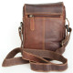 Menší pánská taška Lozano z pevné kůže s popruhem přes rameno