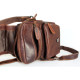 Menší pánská taška Lozano z pevné kůže s popruhem přes rameno ROZBALENÁ