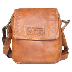Menší pánská kožená taška Bull Burry z měkké pravé kůže s popruhem přes rameno