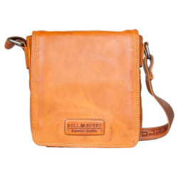 Pánská kožená taška Bull Burry z měkké pravé kůže s popruhem přes rameno ve stylu "průvodčí"