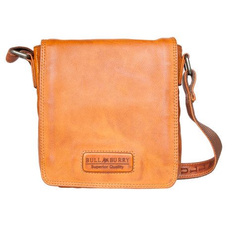Pánská kožená taška Bull Burry z měkké pravé kůže s popruhem přes rameno ve stylu "průvodčí" ROZBALENÁ